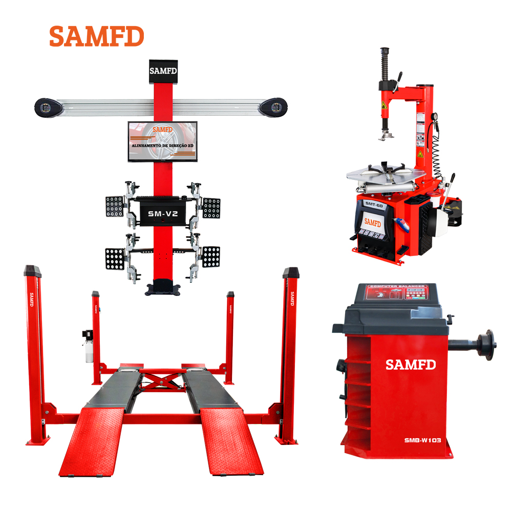 Tire Balance Machine - Máquina de Alinhamento de Rodas 3D,