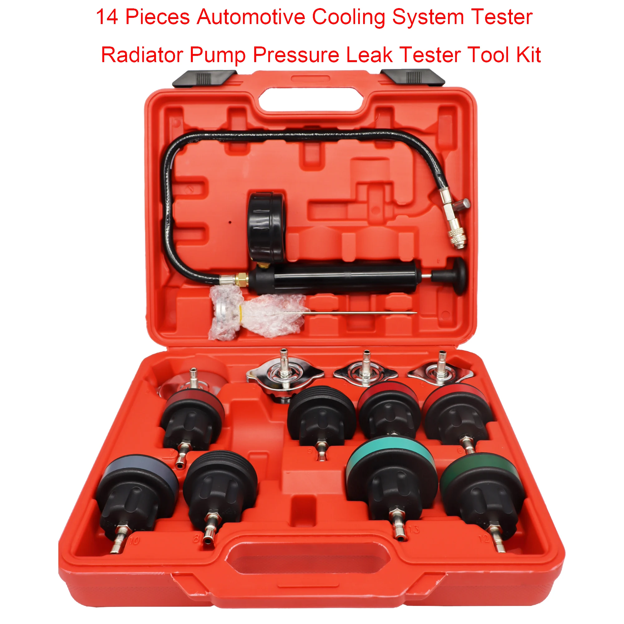 Radiator Pressure Tester - Universal Radiador Pressão Tester Kit, sistema