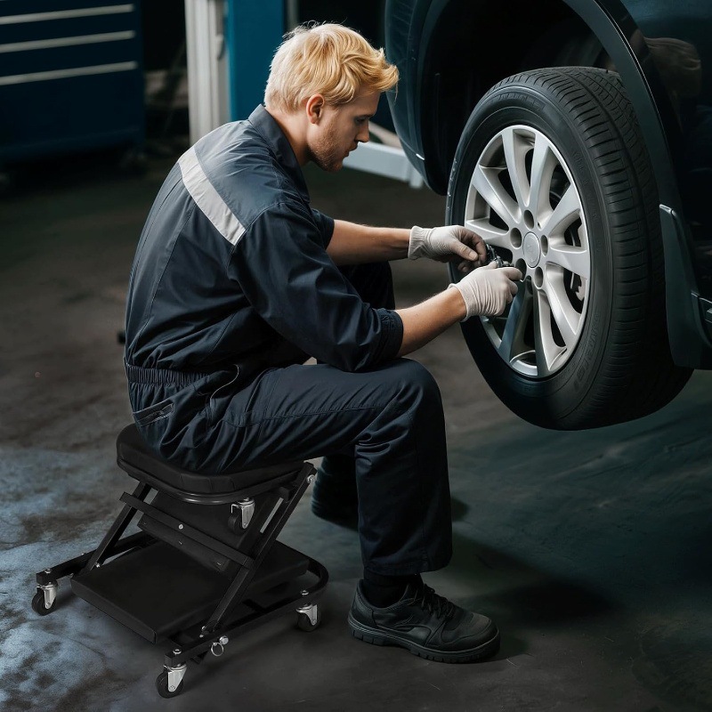 Cadeira de Trabalho Dobrável d - Garage Creeper Roller avaliação e preço