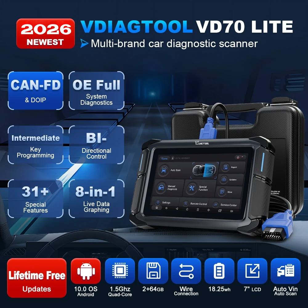 Estoque na UE: VDAIGTOOL VD70  - Car Diagnostic Tool avaliação e preço