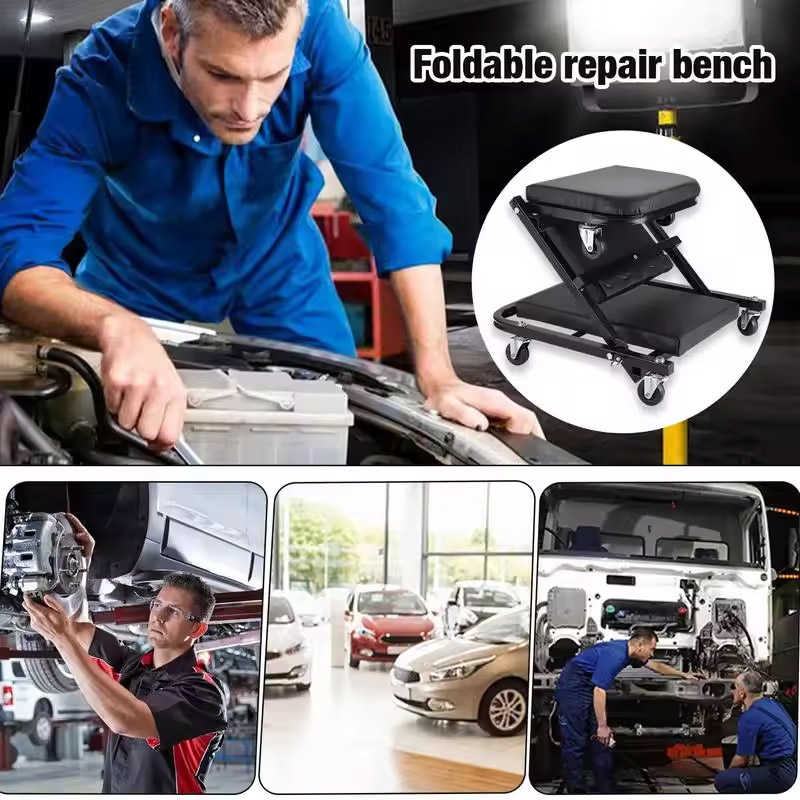 Cadeira de Bancada para Manute - Garage Creeper Roller avaliação e preço
