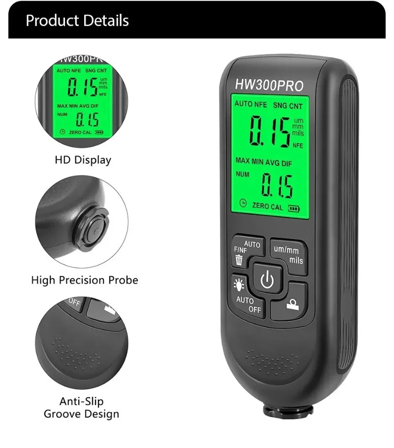Medidor de espessura automátic - Paint Thickness Gauge avaliação e preço
