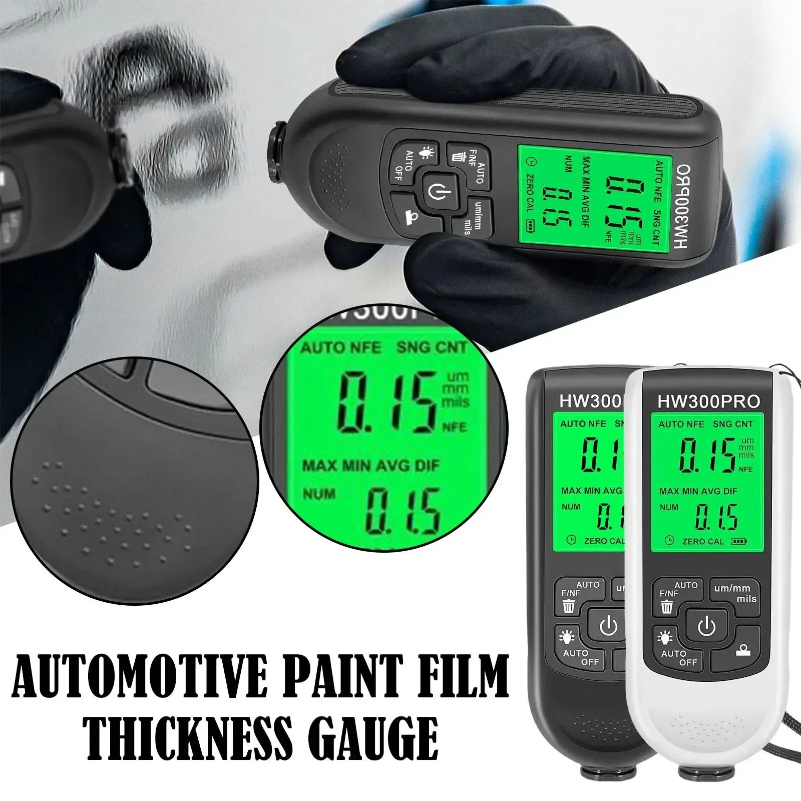 Medidor Automático de Espessur - Paint Thickness Gauge avaliação e preço