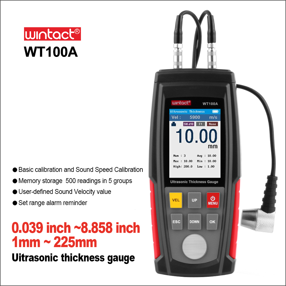 WINTACT-Ultrasonic Carro Espes - Paint Thickness Gauge avaliação e preço