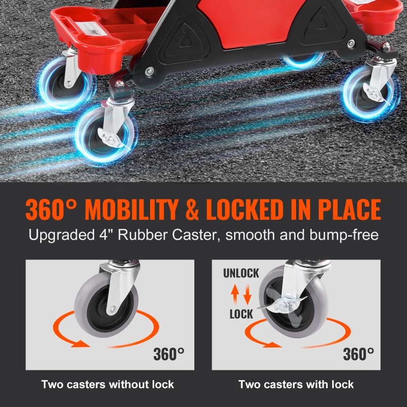 Assento de Mecânico com Rodas  - Garage Creeper Roller avaliação e preço